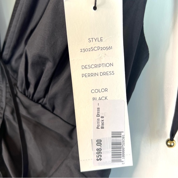 NWT Veronica Beard Perrin Dress Black Size 8 - Picture 11 of 14